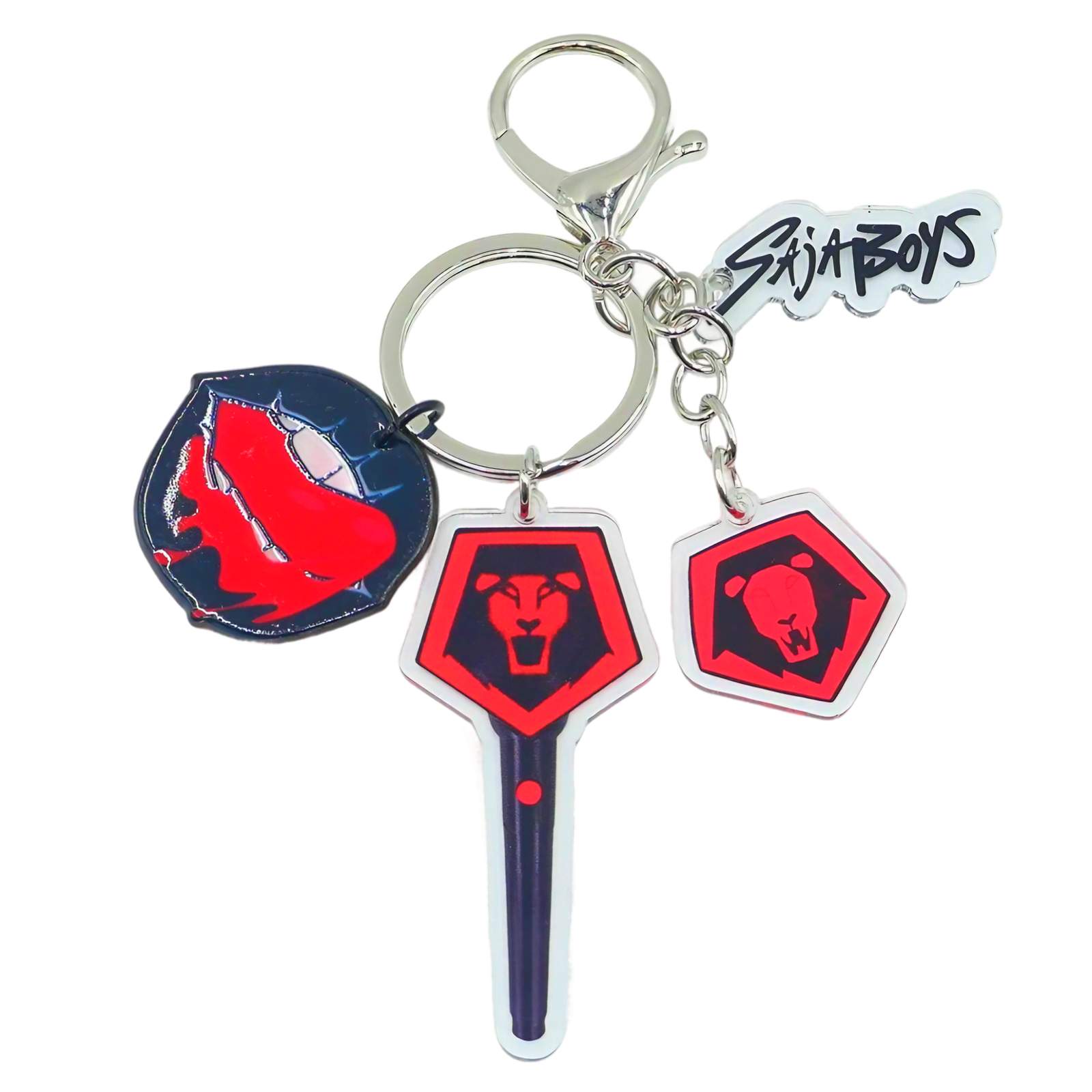 1-3 Lightstick Keychain for Kpop Demon Hunters, HUNTR/X & Saja Boys Acrylic Keyring - Image 8