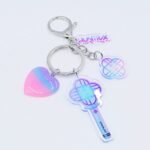 Lightstick Keychain for Kpop Demon Hunters, HUNTR/X & Saja Boys Acrylic Keyring - Image 10