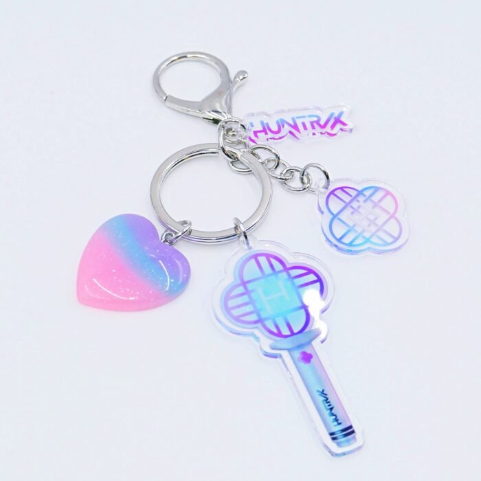 Lightstick Keychain for Kpop Demon Hunters, HUNTR/X & Saja Boys Acrylic Keyring - Image 10