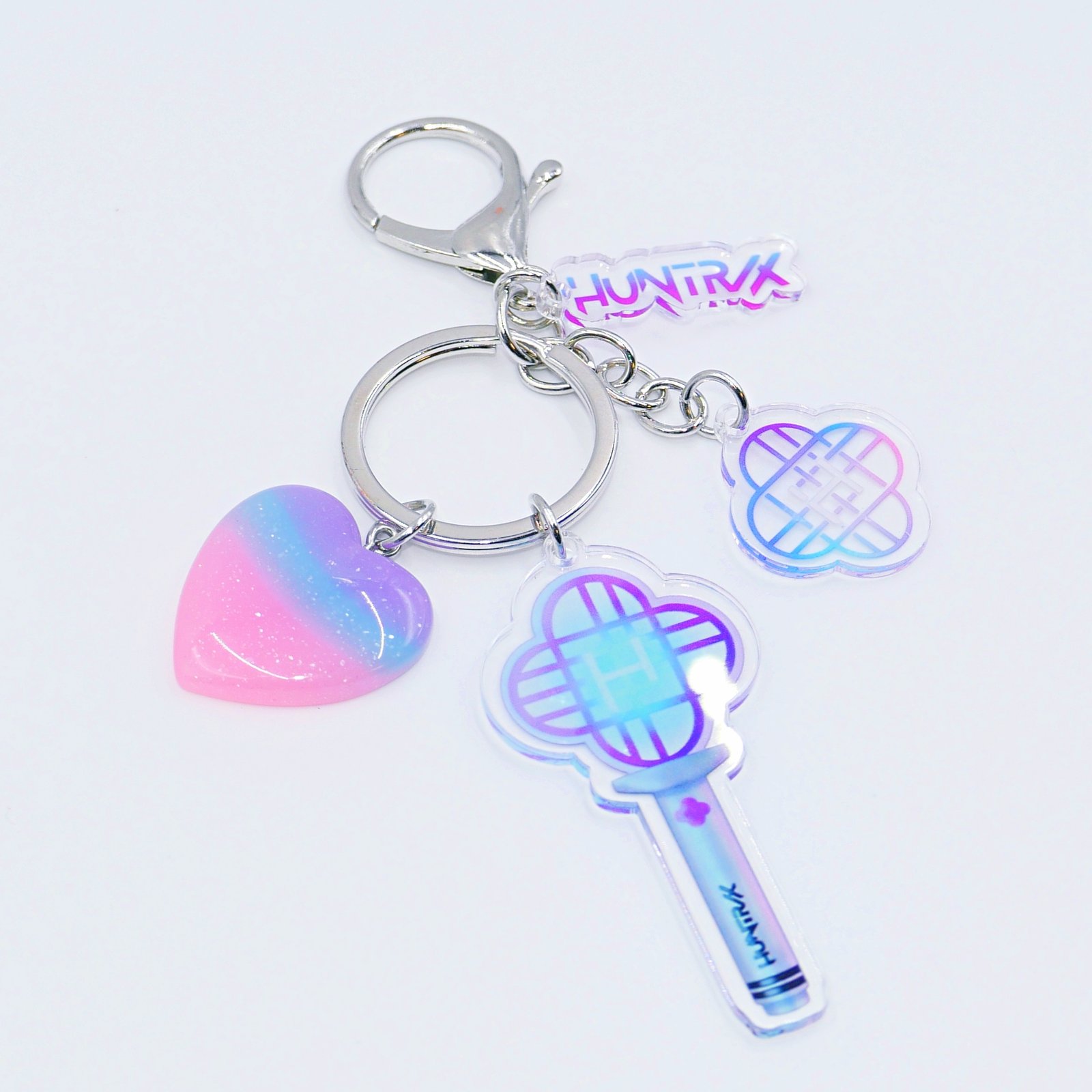 3 Lightstick Keychain for Kpop Demon Hunters, HUNTR/X & Saja Boys Acrylic Keyring - Image 10