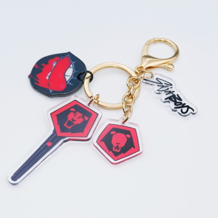 Lightstick Keychain for Kpop Demon Hunters, HUNTR/X & Saja Boys Acrylic Keyring - Image 12